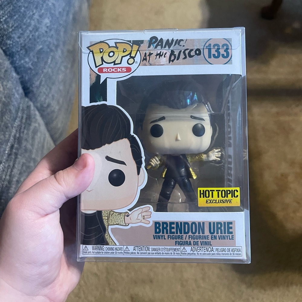 Funko Pop! Rocks Figure with Gold and Black Outfit